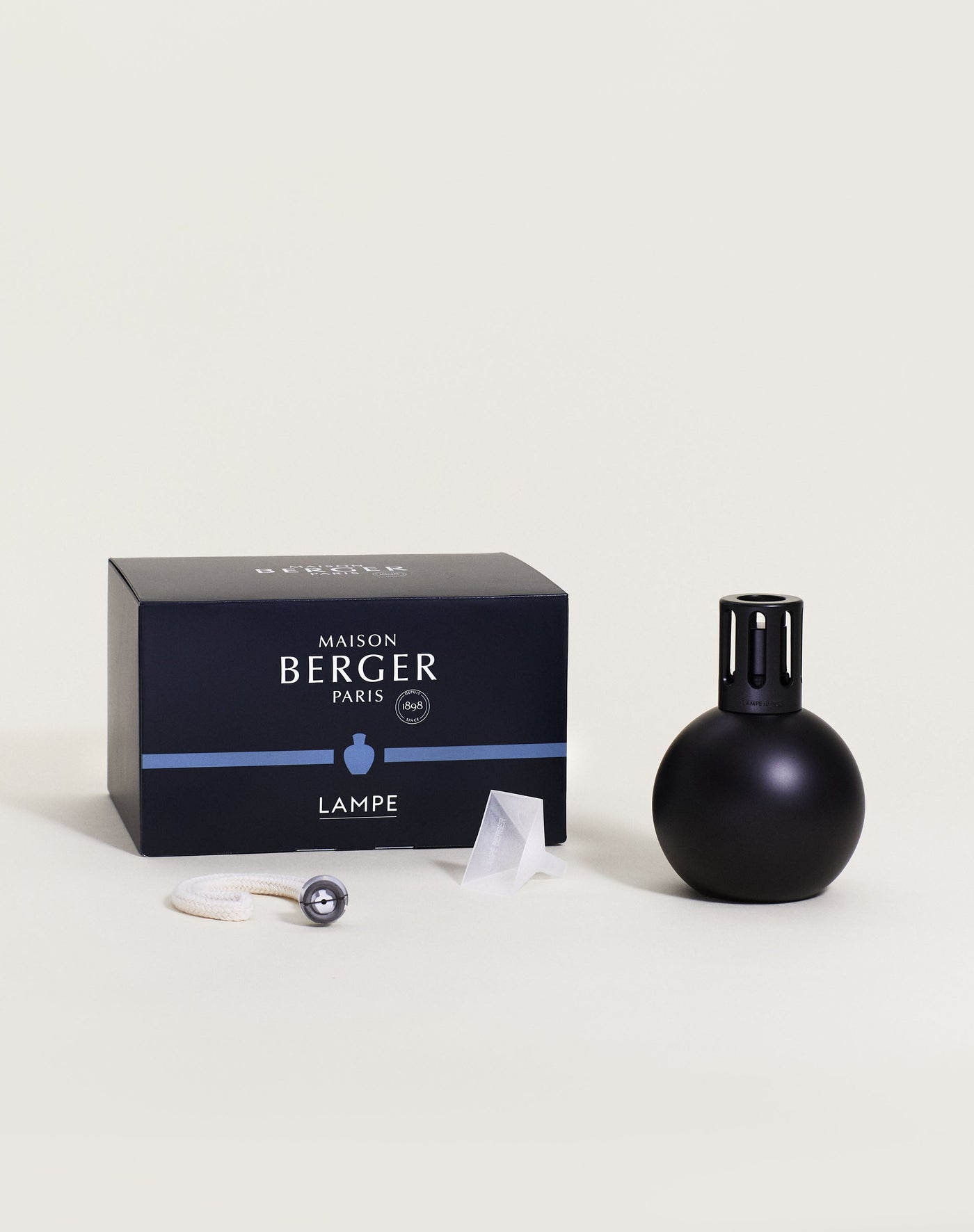 Black Boule Lamp Berger