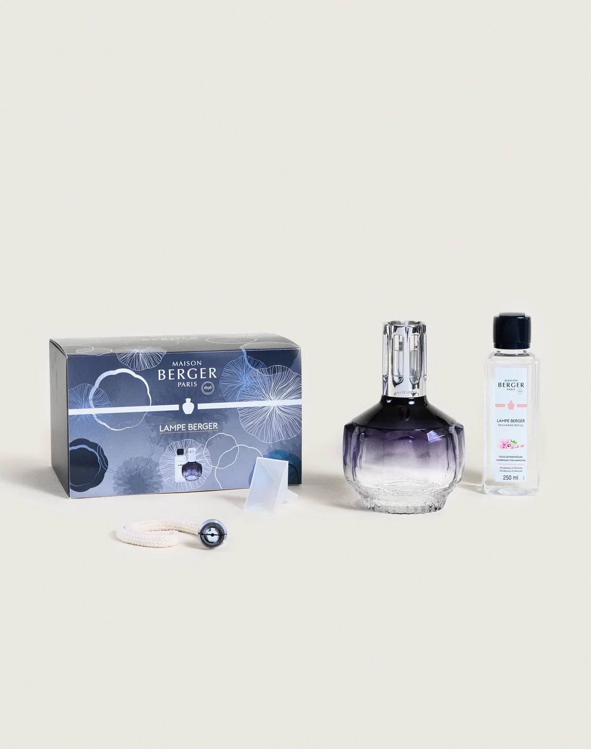 Midnight Blue Molecule Lamp Berger Gift Pack