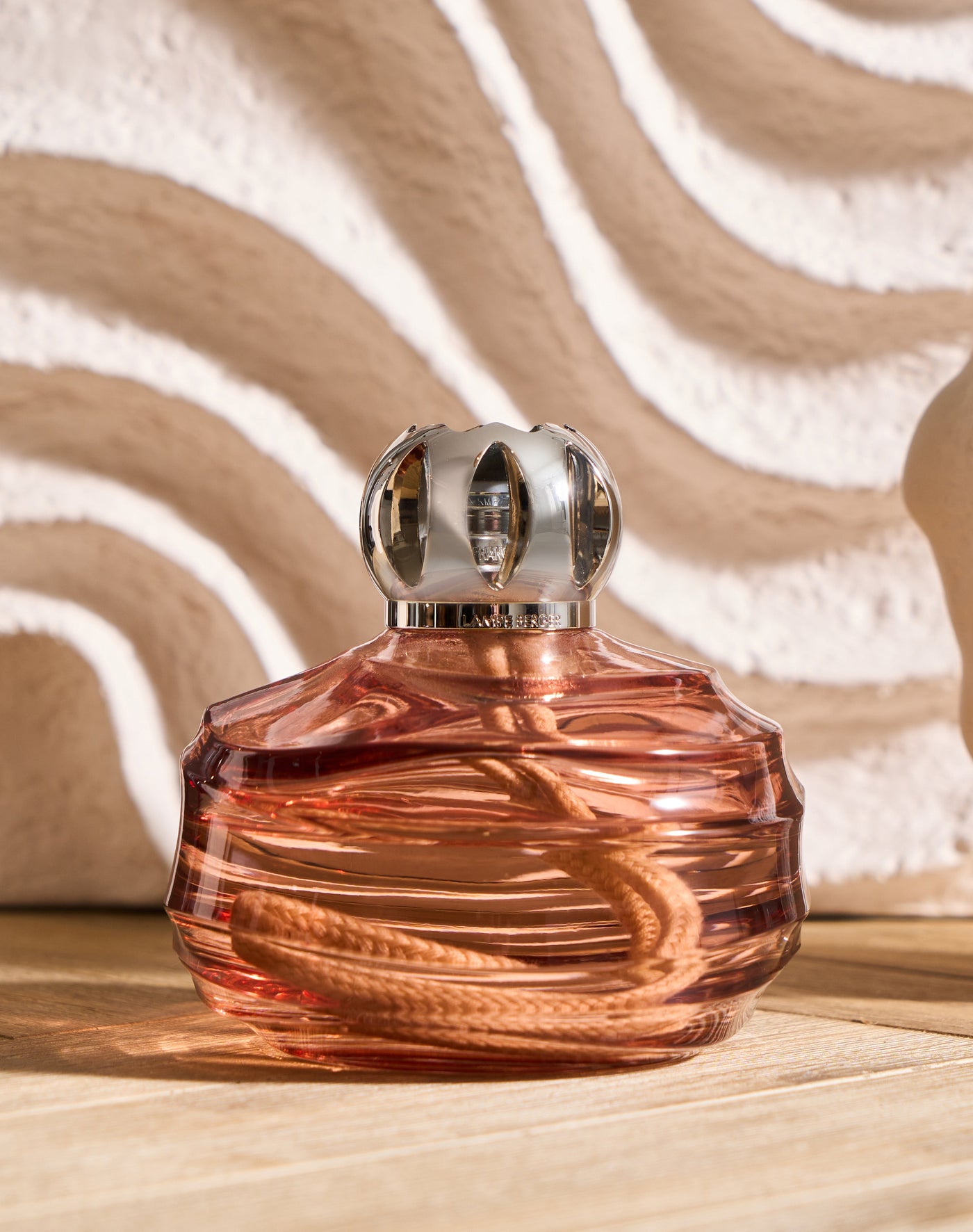 Amber Pink Echo Lamp Berger