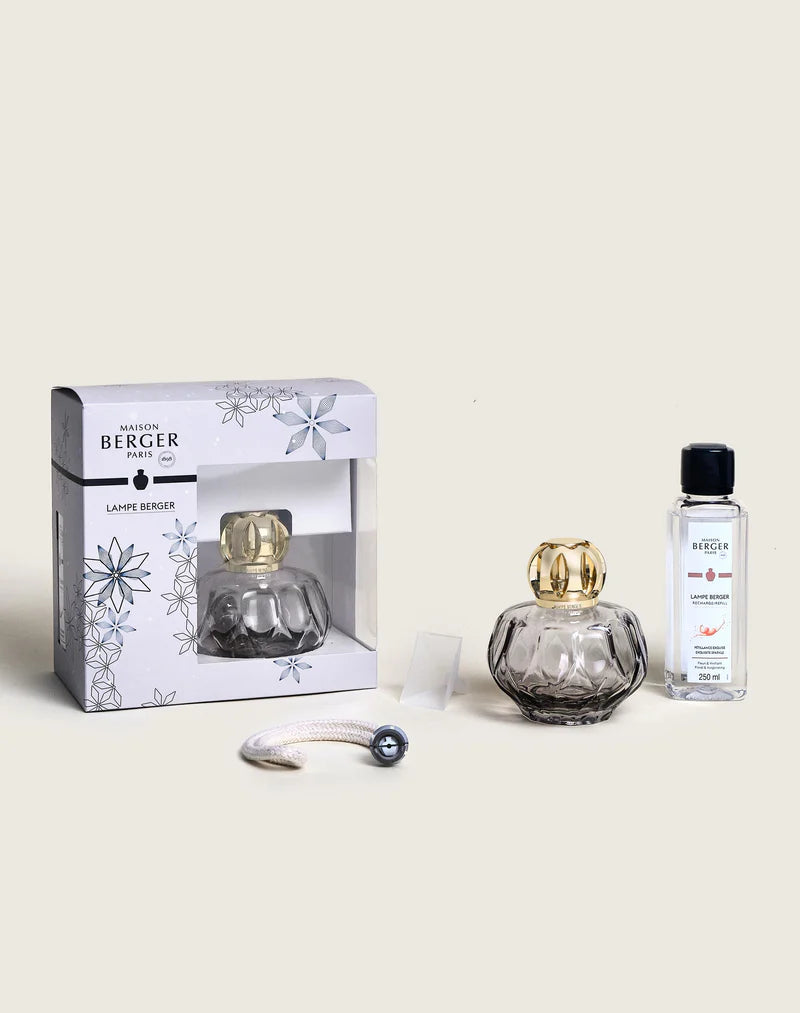 Grey Rosalie Lamp Berger Gift Pack